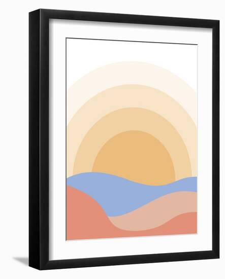 Sunset-Beth Cai-Framed Giclee Print