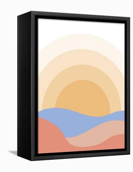 Sunset-Beth Cai-Framed Premier Image Canvas