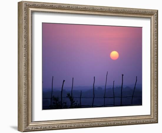 Sunsets Over the Fields, Ethiopia-Janis Miglavs-Framed Photographic Print