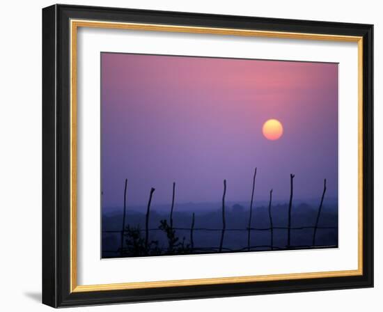 Sunsets Over the Fields, Ethiopia-Janis Miglavs-Framed Photographic Print