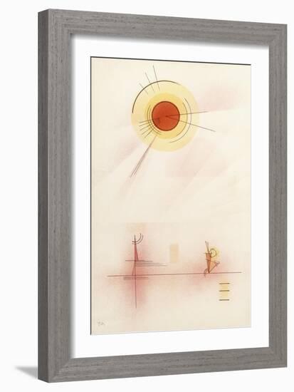 Sunshine, 1929-Wassily Kandinsky-Framed Giclee Print