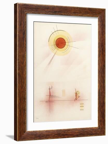 Sunshine, 1929-Wassily Kandinsky-Framed Giclee Print