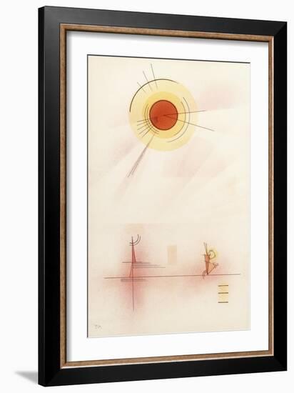 Sunshine, 1929-Wassily Kandinsky-Framed Giclee Print