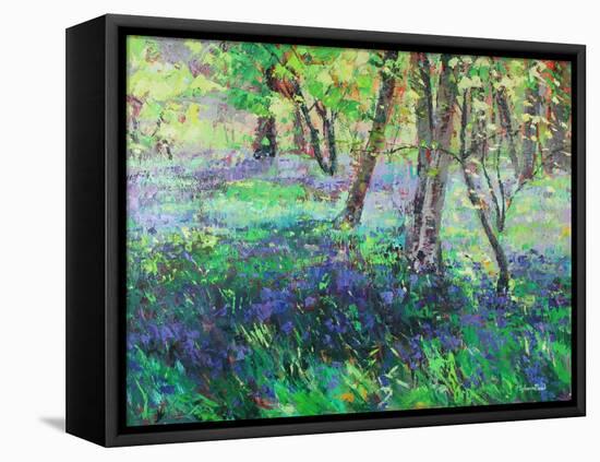 Sunshine and Bluebells-Sylvia Paul-Framed Premier Image Canvas