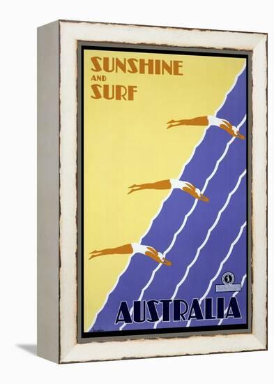 Sunshine and Surf Australia-null-Framed Premier Image Canvas