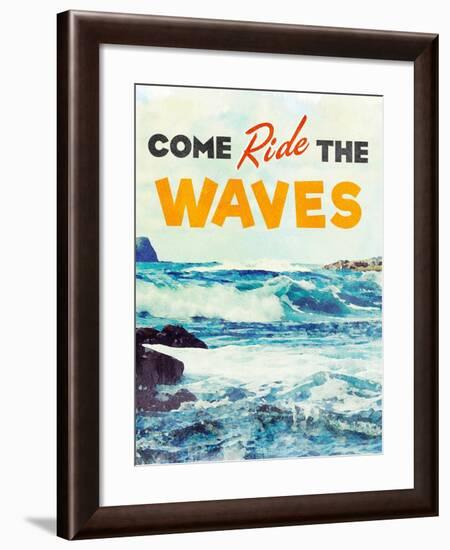 Sunshine and Waves II-Bruce Nawrocke-Framed Art Print