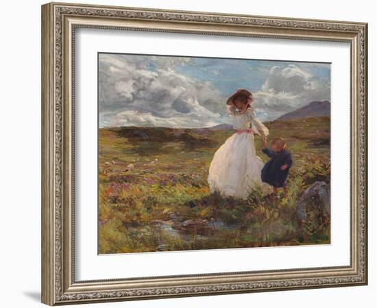 'Sunshine and Wind', c1907-Charles Sims-Framed Giclee Print