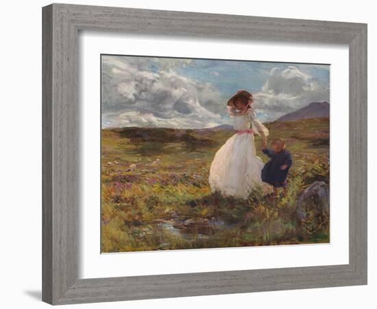 'Sunshine and Wind', c1907-Charles Sims-Framed Giclee Print