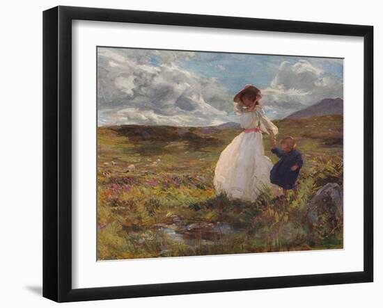 'Sunshine and Wind', c1907-Charles Sims-Framed Giclee Print