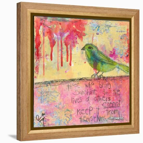 Sunshine Bird-Jennifer McCully-Framed Premier Image Canvas