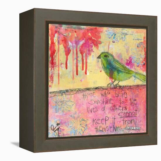 Sunshine Bird-Jennifer McCully-Framed Premier Image Canvas