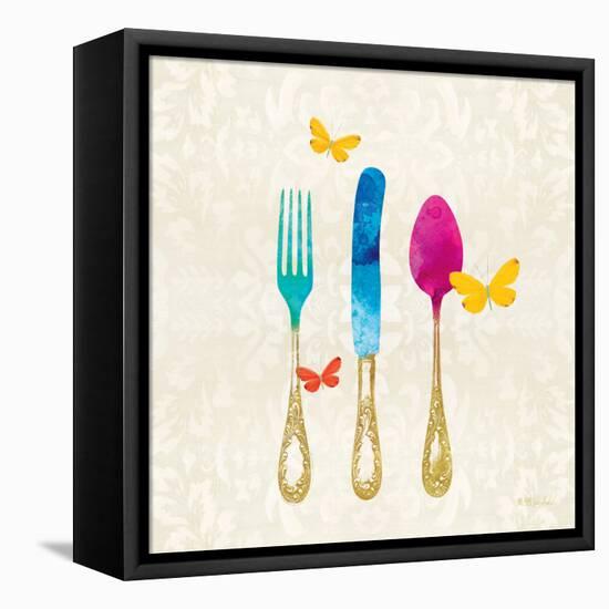 Sunshine Cutlery-Meili Van Andel-Framed Stretched Canvas