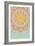 Sunshine Floral Mandala-null-Framed Premium Giclee Print