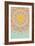 Sunshine Floral Mandala-null-Framed Premium Giclee Print