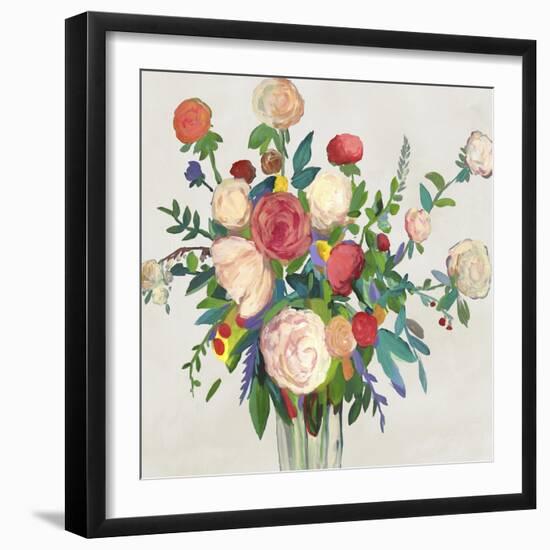 Sunshine in Petals-Asia Jensen-Framed Art Print