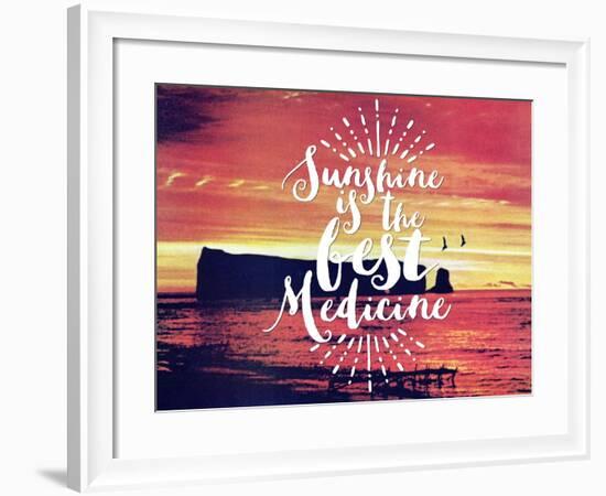 Sunshine Is The Best Medicine-The Saturday Evening Post-Framed Giclee Print