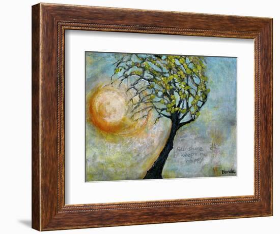 sunshine keeps me happy-Blenda Tyvoll-Framed Art Print