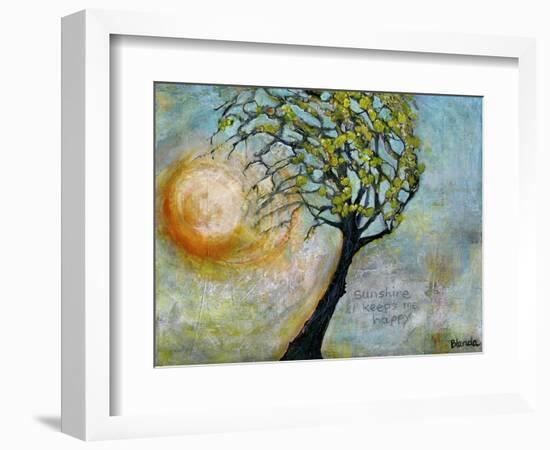 sunshine keeps me happy-Blenda Tyvoll-Framed Art Print