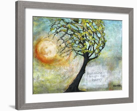 Sunshine Keeps Me Happy-Blenda Tyvoll-Framed Giclee Print