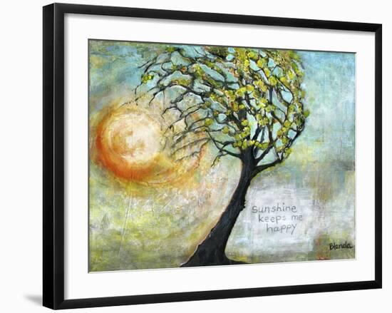 Sunshine Keeps Me Happy-Blenda Tyvoll-Framed Giclee Print