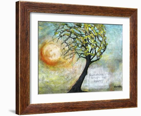 Sunshine Keeps Me Happy-Blenda Tyvoll-Framed Giclee Print