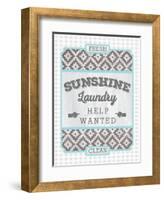 Sunshine Laundry II-Ashley Sta Teresa-Framed Art Print