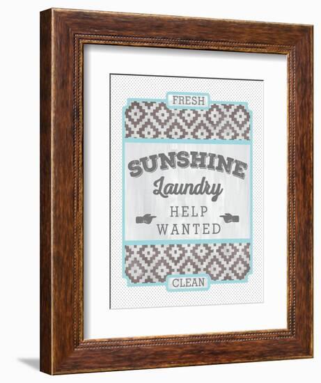 Sunshine Laundry II-Ashley Sta Teresa-Framed Art Print