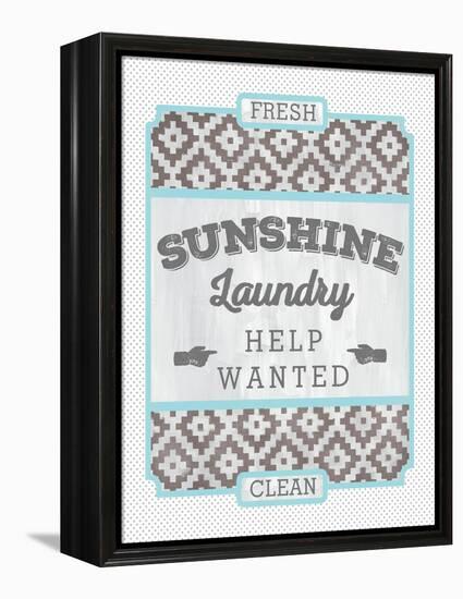 Sunshine Laundry II-Ashley Sta Teresa-Framed Stretched Canvas