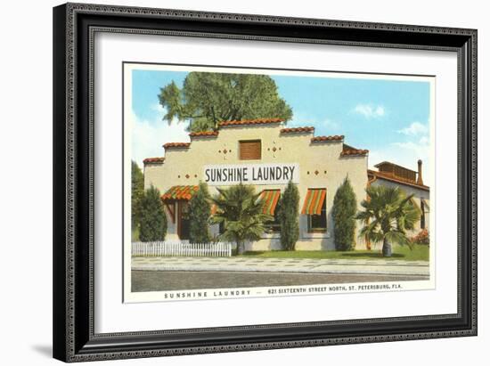 Sunshine Laundry, St. Petersburg, Florida-null-Framed Art Print