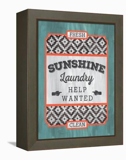 Sunshine Laundry-Ashley Sta Teresa-Framed Stretched Canvas