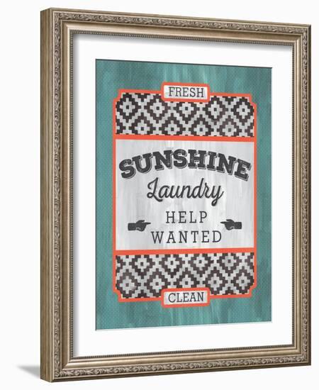 Sunshine Laundry-Ashley Sta Teresa-Framed Art Print