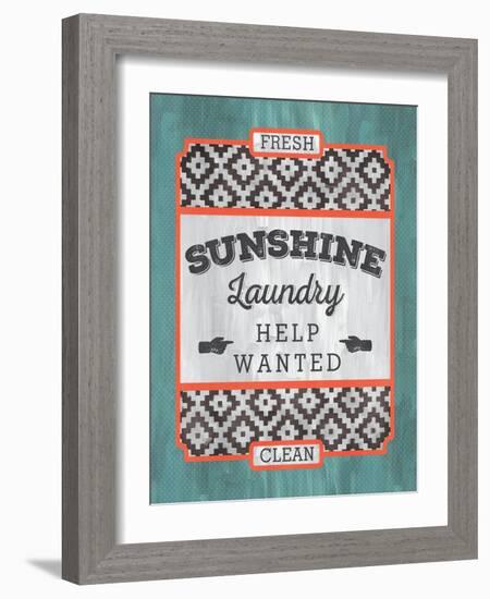 Sunshine Laundry-Ashley Sta Teresa-Framed Art Print