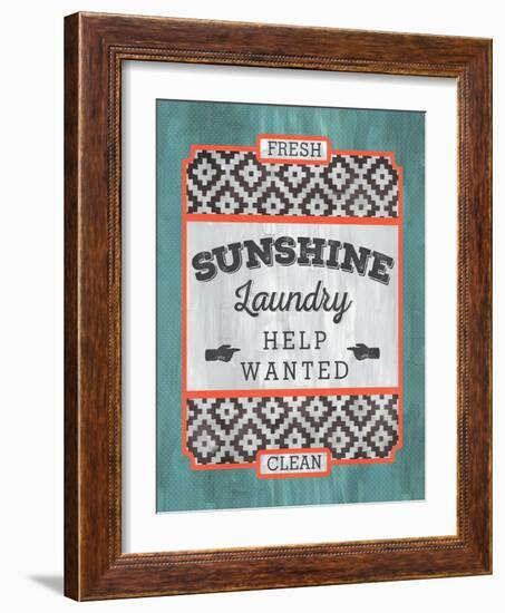 Sunshine Laundry-Ashley Sta Teresa-Framed Art Print