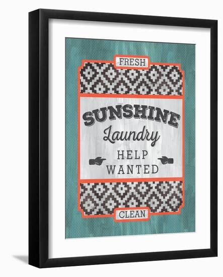 Sunshine Laundry-Ashley Sta Teresa-Framed Art Print