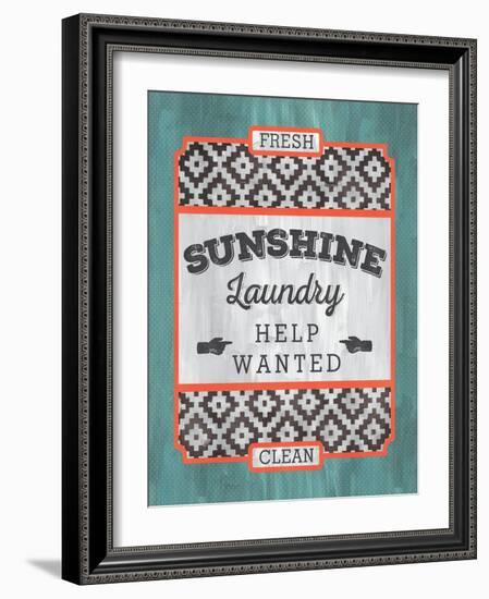 Sunshine Laundry-Ashley Sta Teresa-Framed Art Print