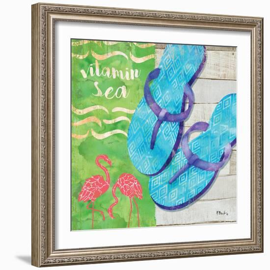 Sunshine Sandals II-Paul Brent-Framed Art Print