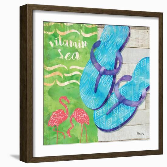 Sunshine Sandals II-Paul Brent-Framed Art Print