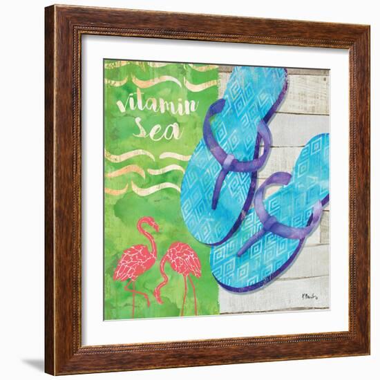 Sunshine Sandals II-Paul Brent-Framed Art Print