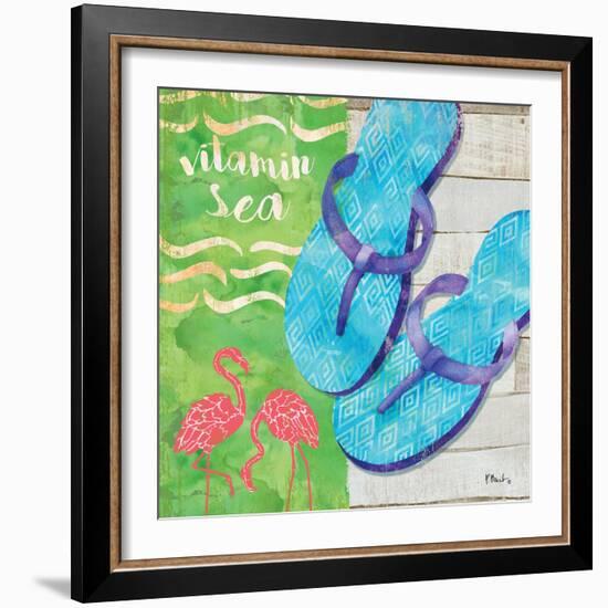 Sunshine Sandals II-Paul Brent-Framed Art Print