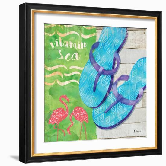 Sunshine Sandals II-Paul Brent-Framed Art Print