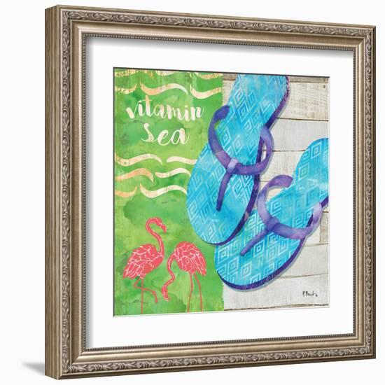 Sunshine Sandals II-Paul Brent-Framed Art Print