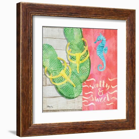 Sunshine Sandals III-Paul Brent-Framed Art Print