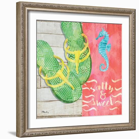 Sunshine Sandals III-Paul Brent-Framed Art Print