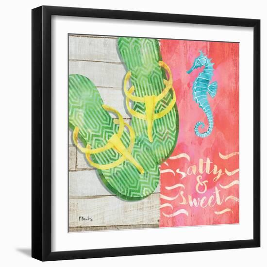 Sunshine Sandals III-Paul Brent-Framed Art Print