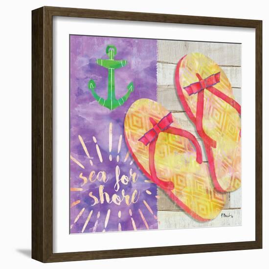 Sunshine Sandals IV-Paul Brent-Framed Art Print