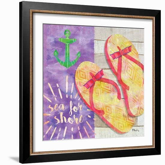 Sunshine Sandals IV-Paul Brent-Framed Art Print