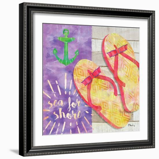 Sunshine Sandals IV-Paul Brent-Framed Art Print