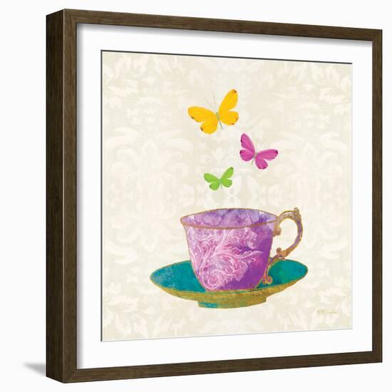 Sunshine Teacup-Meili Van Andel-Framed Art Print