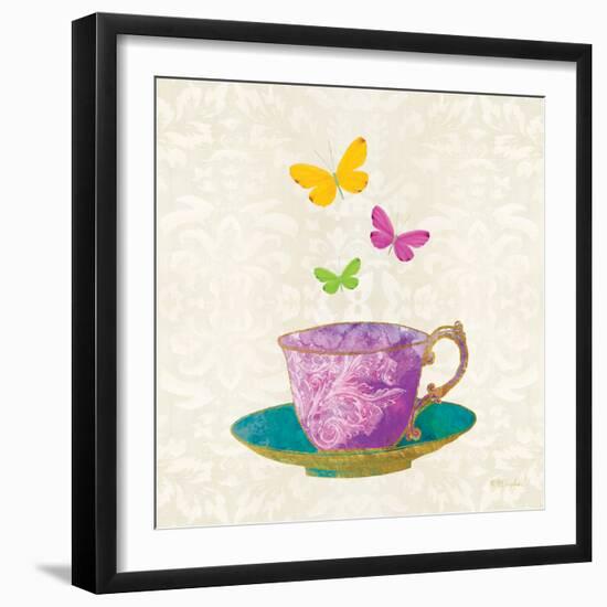 Sunshine Teacup-Meili Van Andel-Framed Art Print