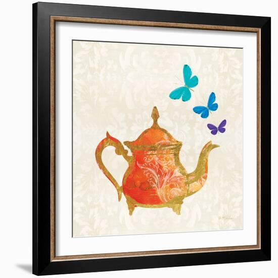 Sunshine Teapot-Meili Van Andel-Framed Art Print
